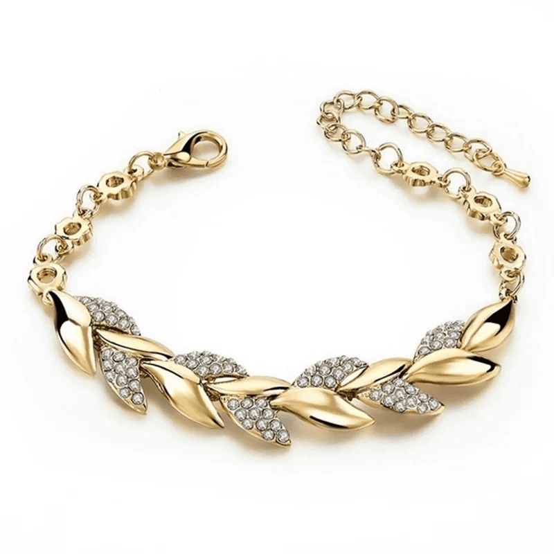 Pulseira Feminina de Zircônia Cúbica – Estilo Romântico.