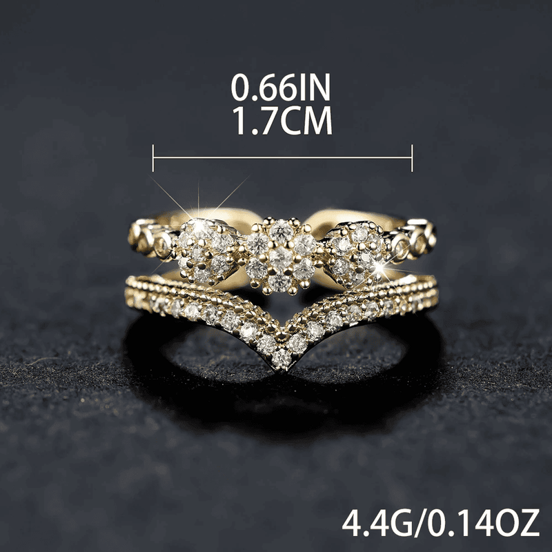 4-main-luxury-green-blue-red-black-stone-wave-rings-for-women-antique-gold-color-zircon-flower-wedding-bands-adjustable-finger-ring-cz - lgfjoias