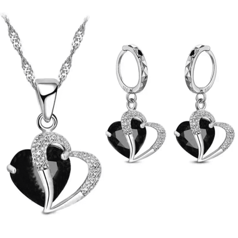 4-main-luxury-women-925-sterling-silver-cubic-zircon-necklace-pendant-earrings-sets-cartilage-piercing-jewelry-wedding-heart-design - lgfjoias